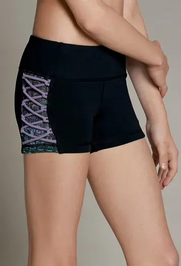 Sarah Printed Lace Up Shorts
