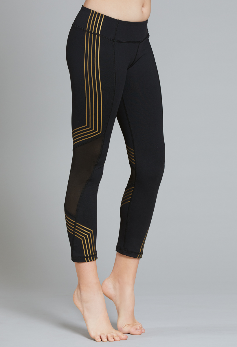 Buy Gold Leggings for Women by De Moza Online | Ajio.com