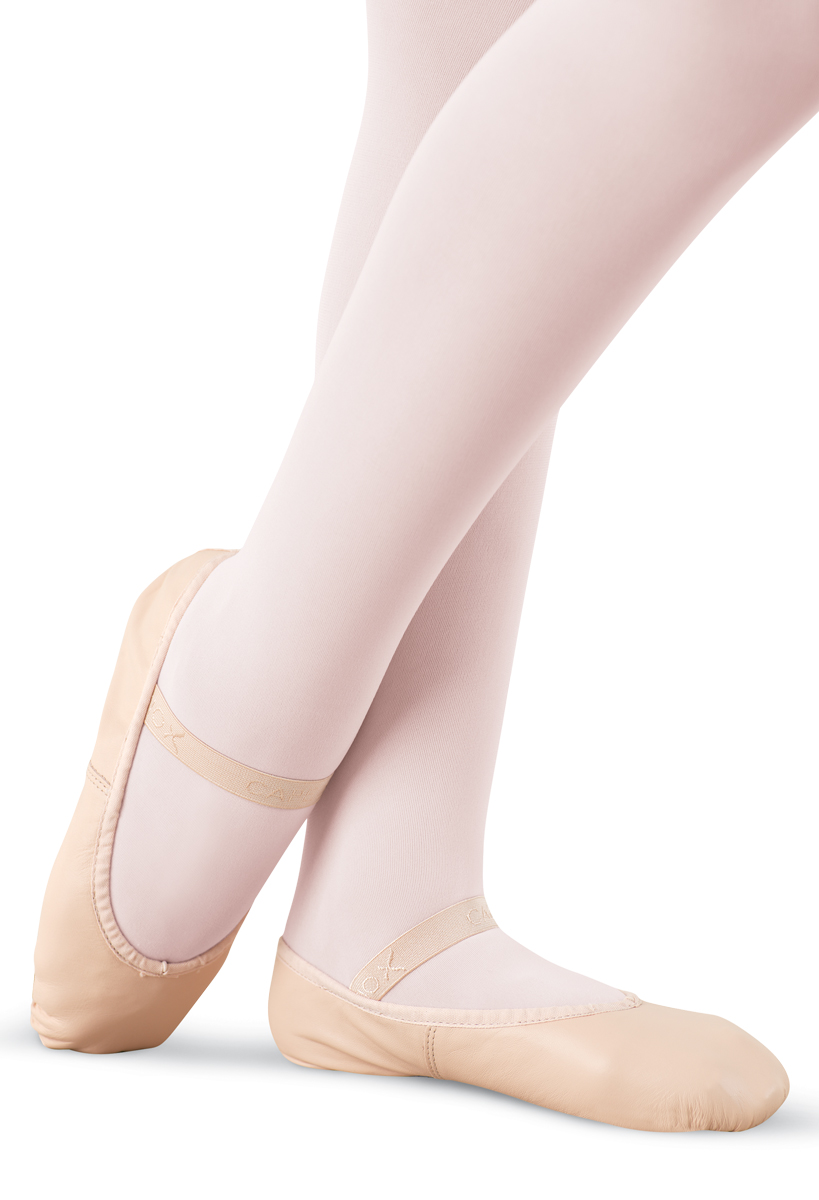Capezio 205T Black Child size 9.5 Medium Daisies Full Sole Ballet Shoe 