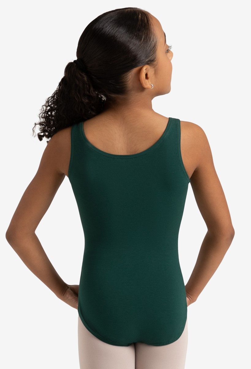 Girls' Cotton Tank Dance Leotard | Capezio