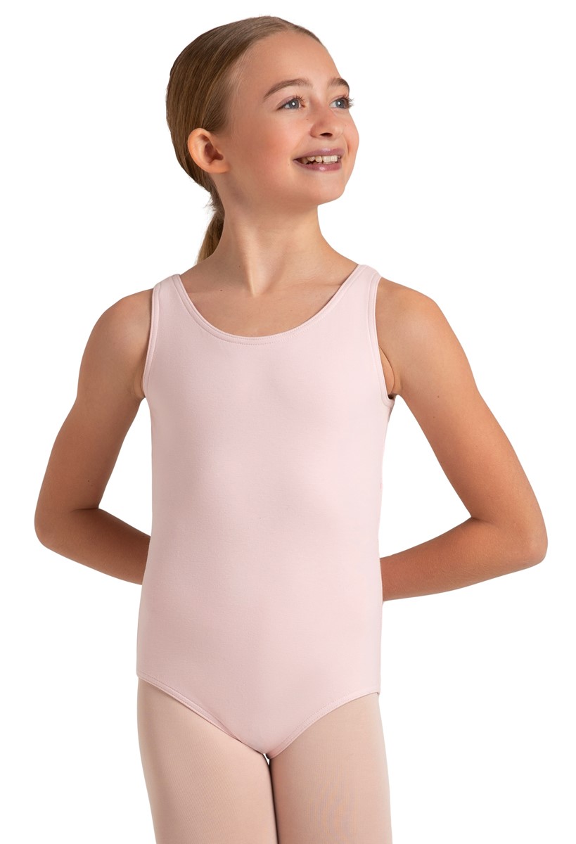 Girls' Cotton Tank Dance Leotard | Capezio