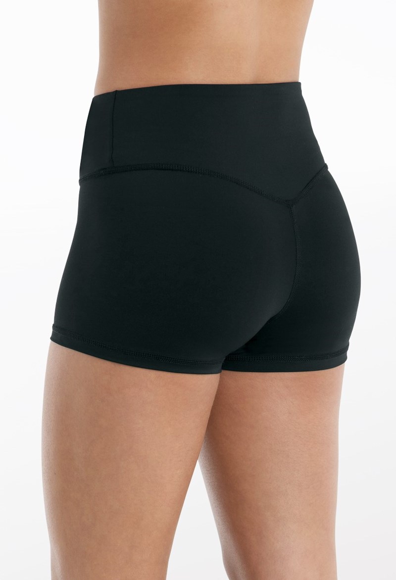 FlexTek Back Seam Detail Booty Shorts