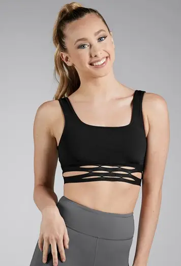 FlexTek Elastic Web Crop Top