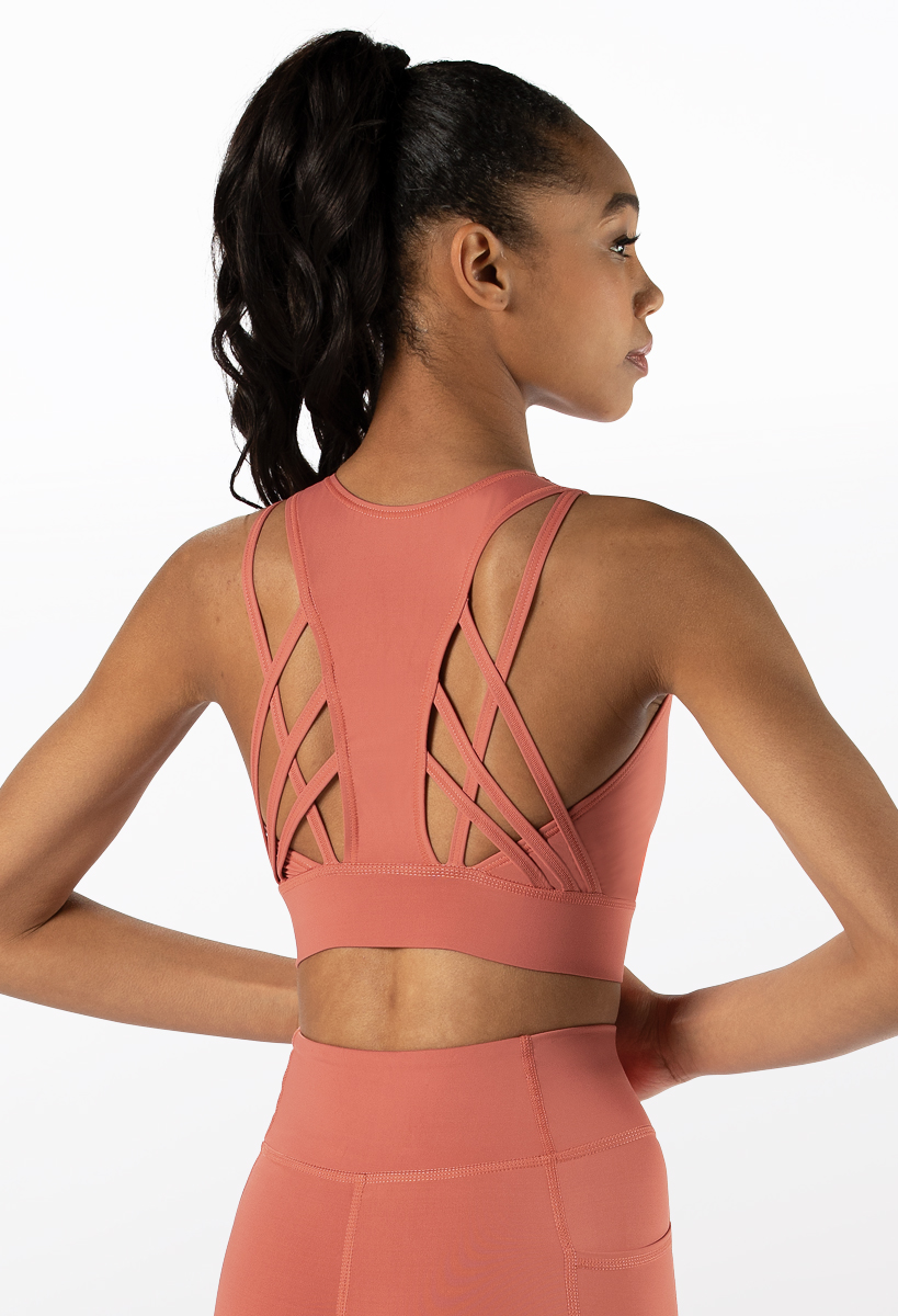 トップス Funk ソフトリブ クロップド丈 長袖