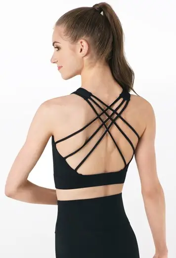 FlexTek Open Back Crop Top