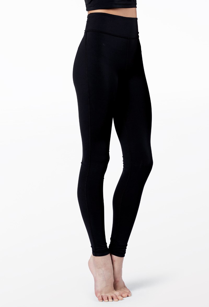 Tek Gear DryTek Women's Active Yoga Pants M Cropped Black Purple 29x21 #22E
