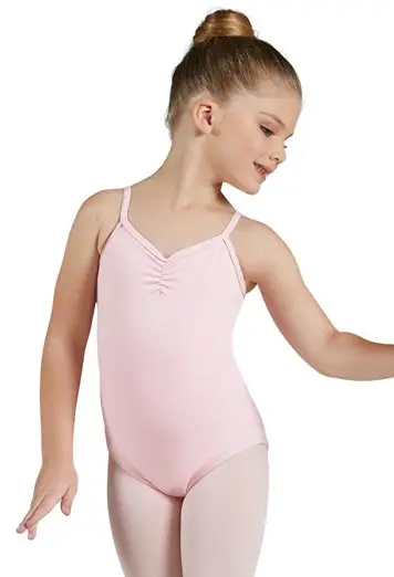 Cotton Pinch Front Leotard