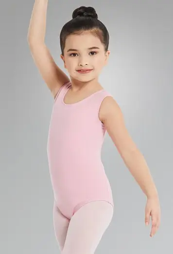 Girls Cotton Tank Leotard