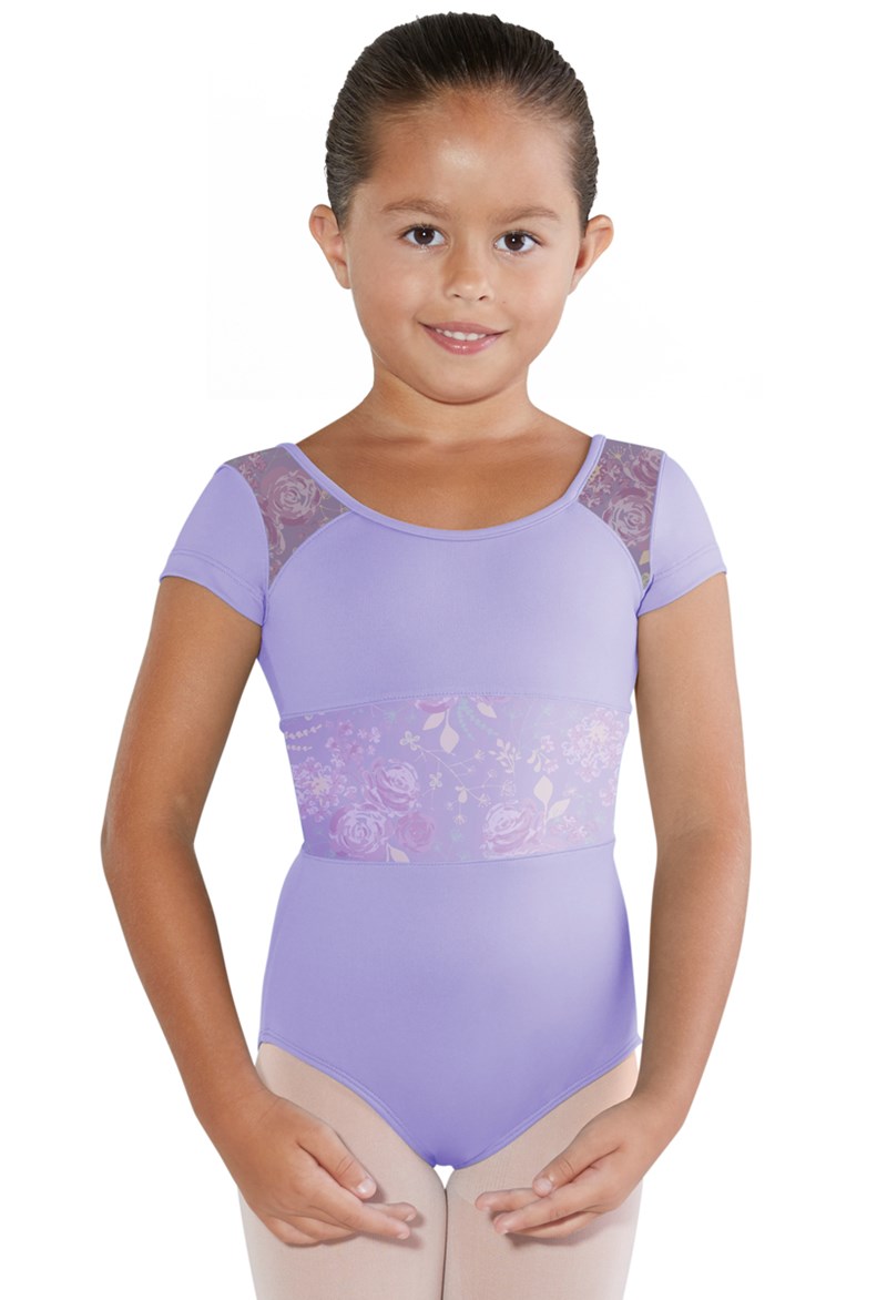 Kids Floral Mesh Leotard | Bloch