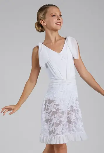 knee length dresses for ladies LONG SLEEVE MESH OVERLAY DRESS – Tribeca Boutique Chicago main image 1