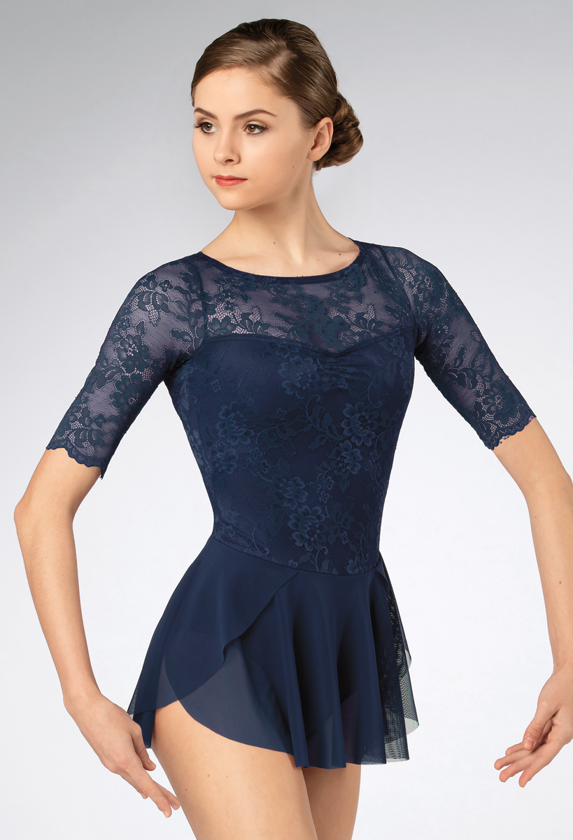 Half sleeve hot sale lace dress