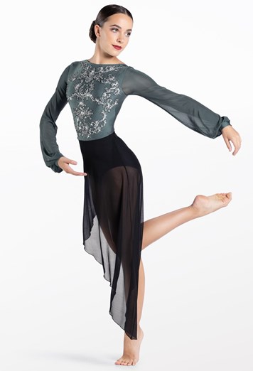 Sequin Embroidery Artwork Dance Dress | Weissman®