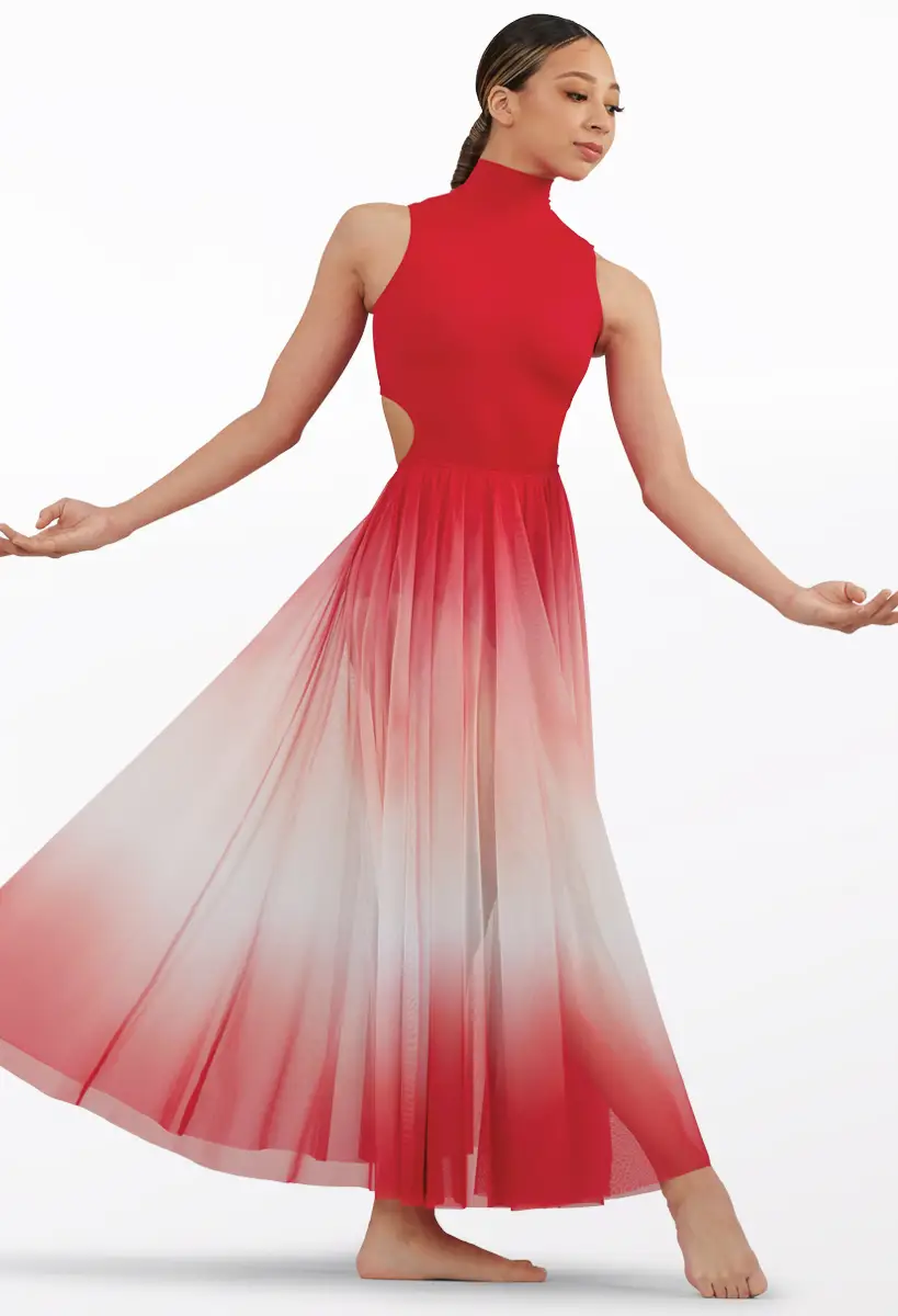strapless open back dress Maxi Long Red Velvet Formal Evening Dress with Side Slit TS2602 Red / Size 16W main image 1