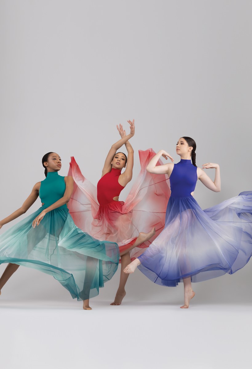 Pastel Ombre Floor Length Dance Dress | Weissman® display picture 1