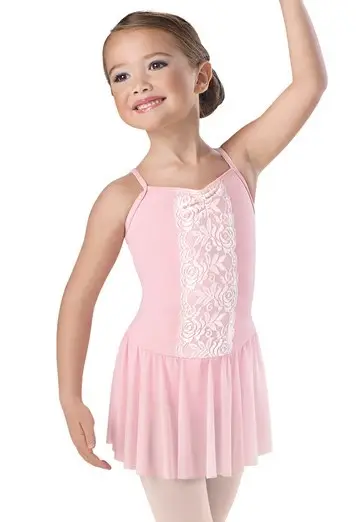 Kids' Lace Trim Dress