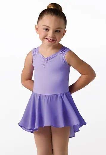 Kids Shirred High-Low Dress