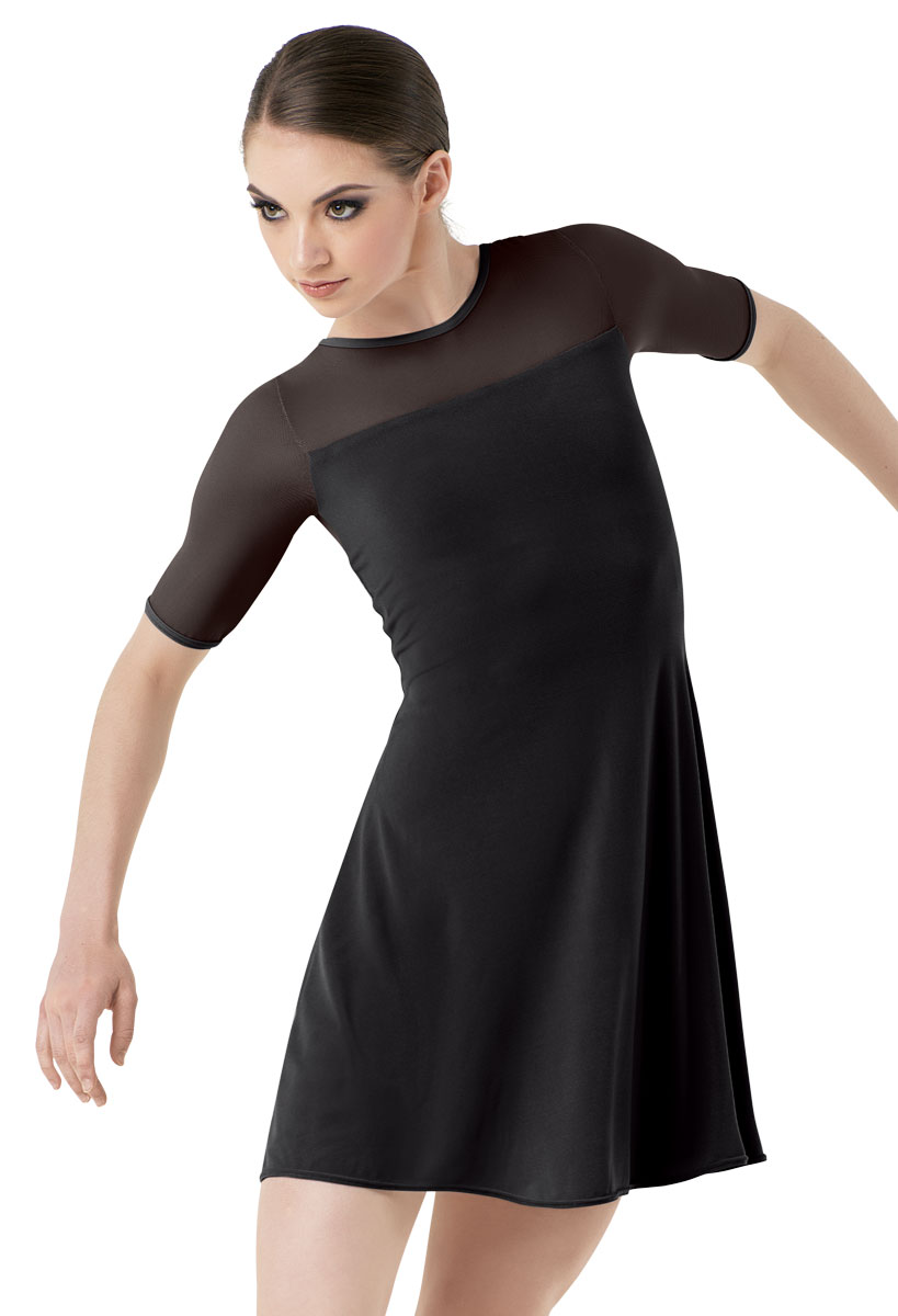 black dance dresses