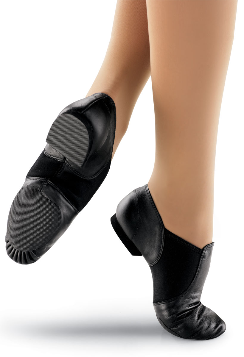 CAPEZIO LEATHER BLACK SPLIT SOLE JAZZ Boots EJ2 Child/adult sizes slipon 