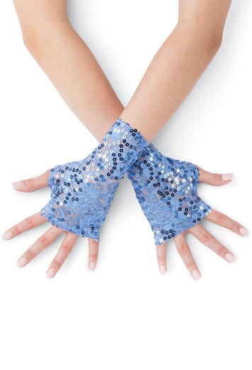 Sequin Lace Fingerless Glove