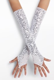 Sequin Long Point Gloves