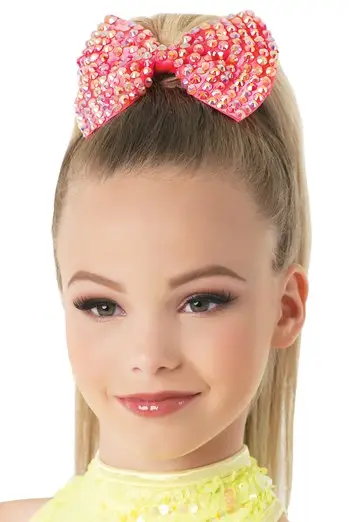 Iridescent Sequin Hair Bow