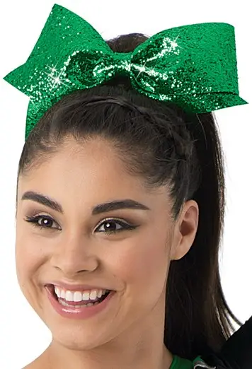 Shimmer-Foil Bow Hair Tie