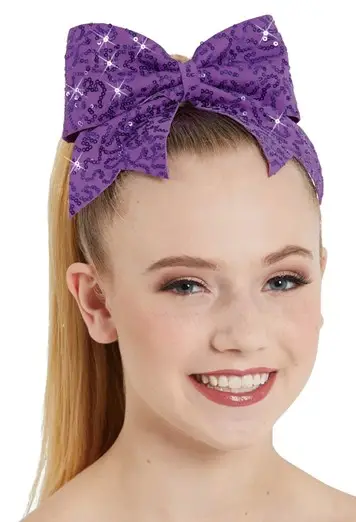 Sequin Bow Hair Tie