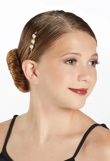 Rhinestone Pearl Barrette