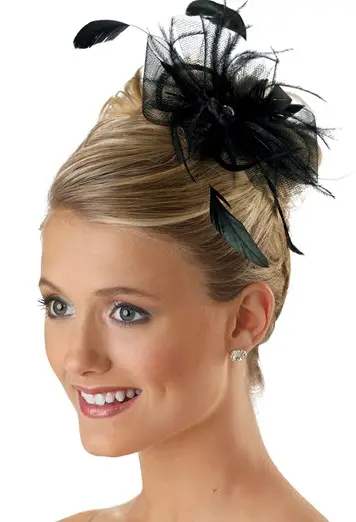 Tulle Feather Hair Pouf