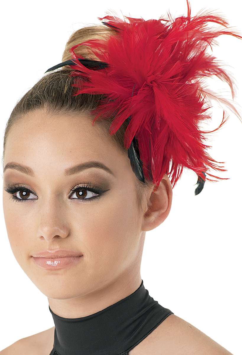 Red Hair Pieces Dancewear Solutions