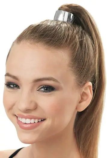 Metallic Ponytail Cuff