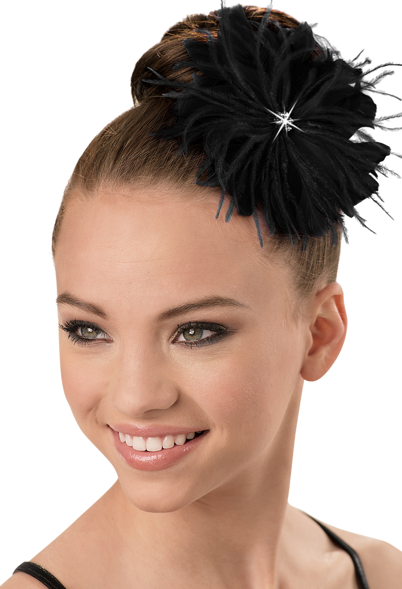 Black feather on sale hair accessories