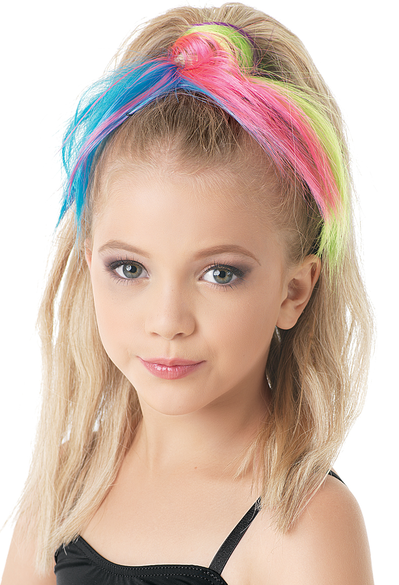 hair band with hair extensions
