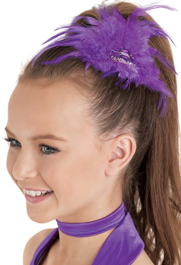 Feather Jewel Hair Clip