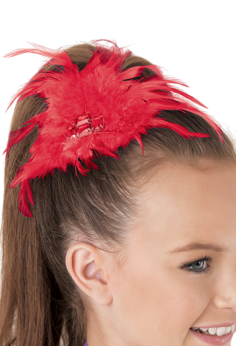 Red Hair Pieces Dancewear Solutions