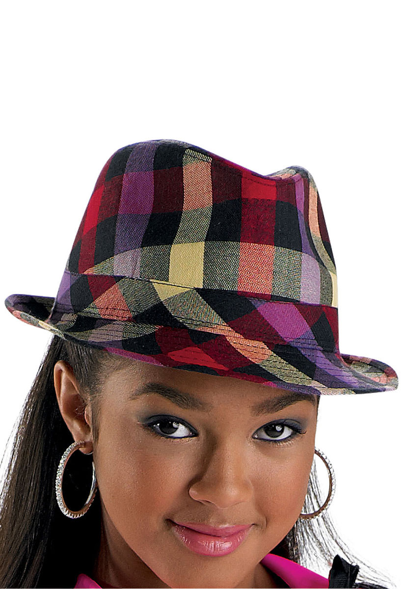 Buffalo plaid fedora Clearance