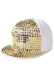 Studded Flat Bill Hat