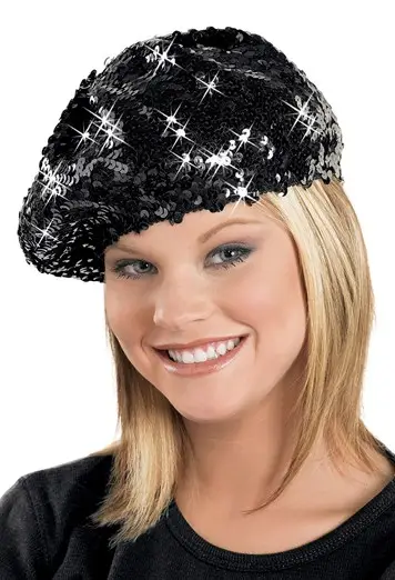 Sequin Beret