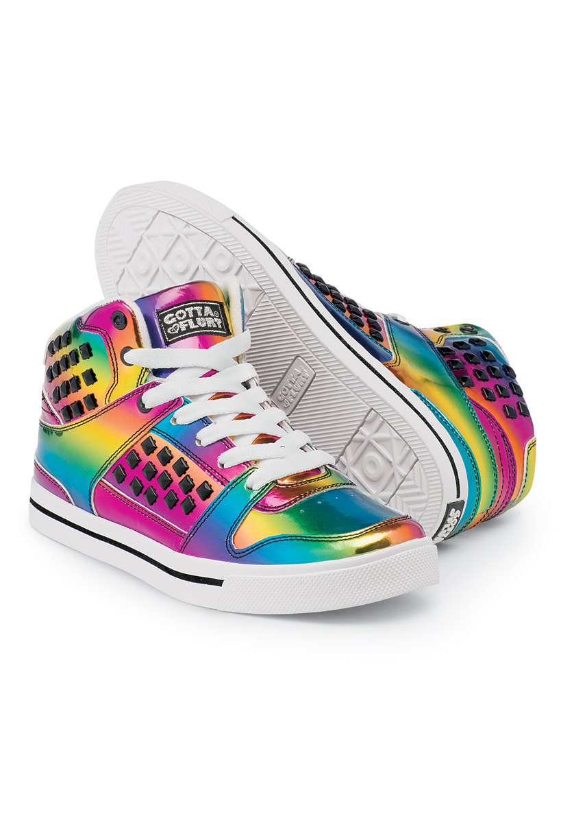 Gotta Flurt Rainbow Sneakers - Gotta 