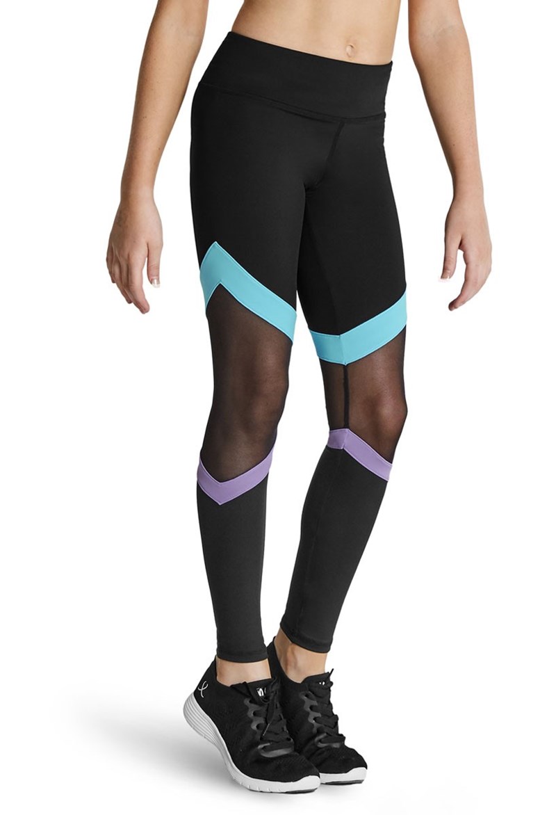Kaia Mesh Contrast Legging - Bloch - Product no longer available for ...