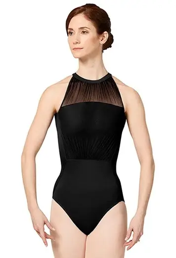 Mirella Mesh Halter Leotard