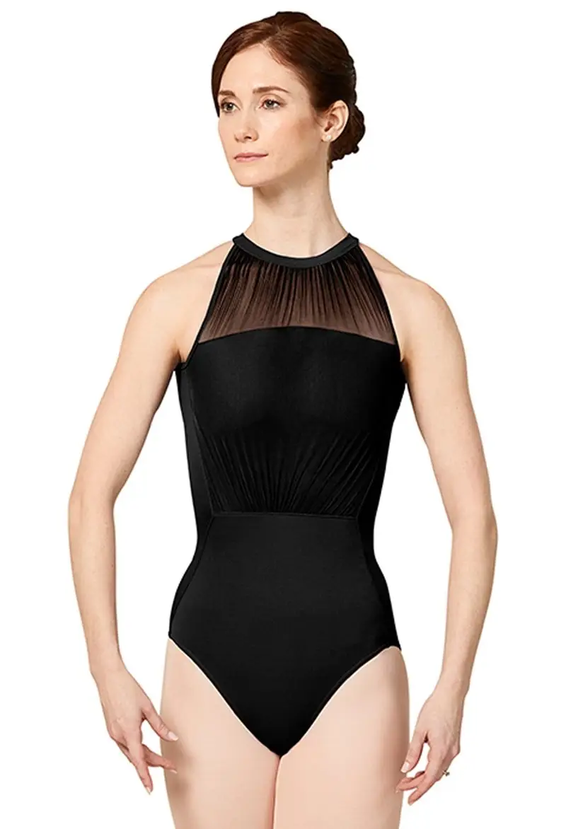 Mirella Mesh Halter Leotard