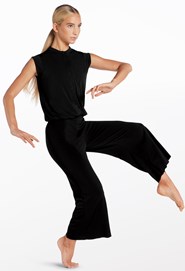 Weissman Faux Leather Jogger Pants - Move Dance