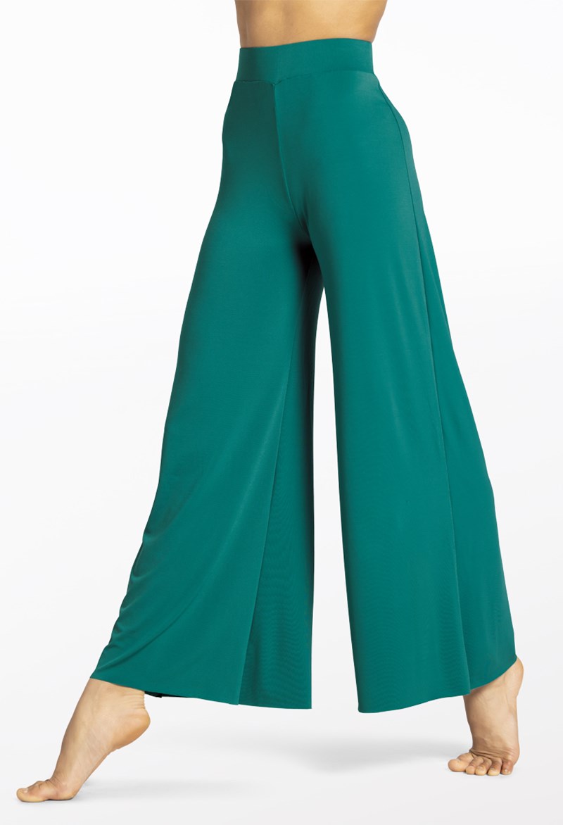 purchase available longer - Weissman for Jersey no Leg Product Wide - Dancewear Pants