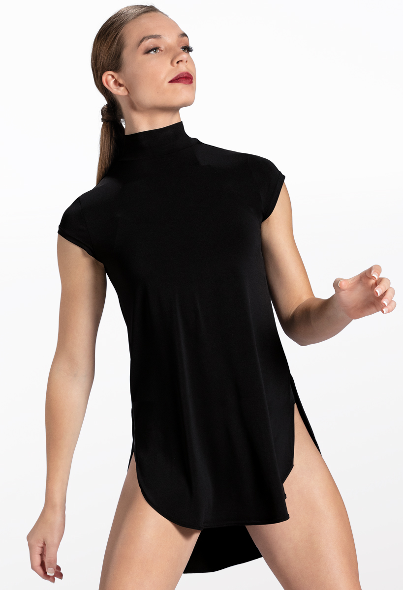 Aixy Women’s Summer Short Sleeve Draped Loose Swing Casual T Shirt Dress