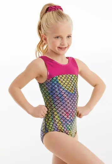 Metallic Mermaid Leotard