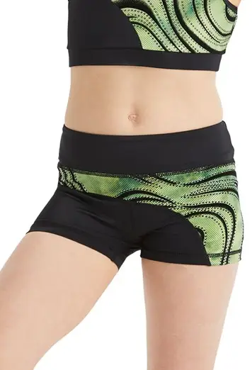 Flocked Glitter Shorts