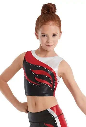 Two Tone Flame Bra Top