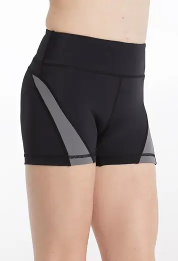Contrast Booty Shorts