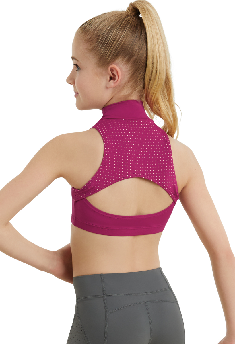 Mock Neck Keyhole Crop Top - Balera Dancewear - Product no longer